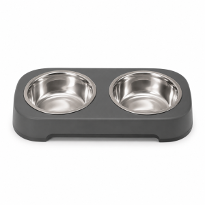 Plato doble antideslizante para mascotas